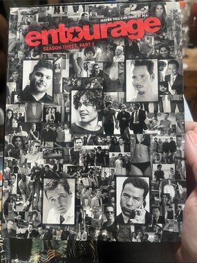 Entourage Season Three, Part 2 DVD Cover - Red & Black Artwork